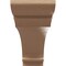 Ekena Millwork 4"W x 24"D x 8"H Thin Hughes Rough Cedar Woodgrain TimberThane Corbel, Primed Tan CORUR04X24X08HUGRCPR - alternate 4